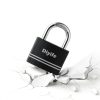 Keyed Padlock Diyife 2 Pack Anti Rust with 4 Keys Black Shackle-5