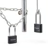Puroma 2 Pack Keyed Padlock 2.5 Inch Black Lock for Gate & Locker-6