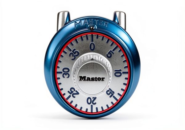 Master Lock Combination Padlock 1561DAST Cut Resistant Anodized 1 Pack-5