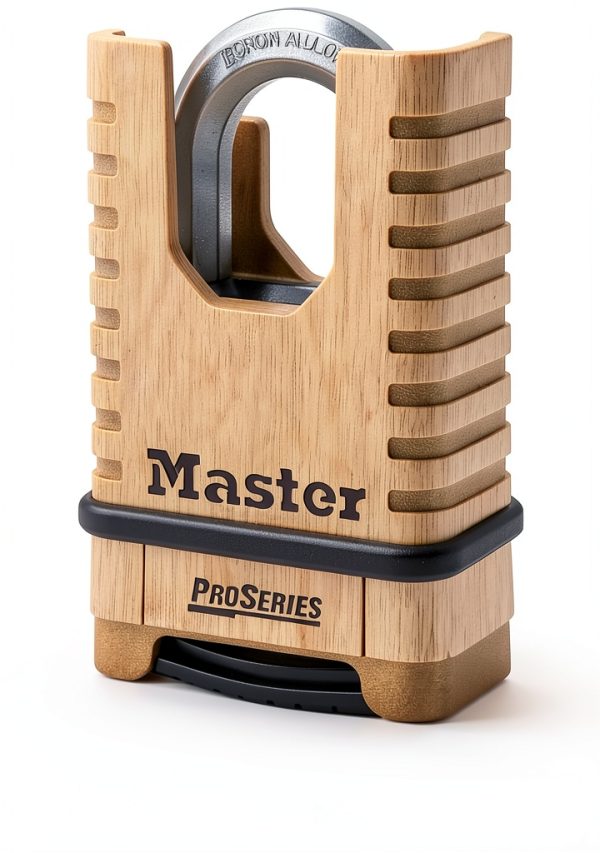 Master Lock ProSeries Brass Padlock 2-1/4" Wide Combination Lock 1177D-4