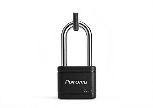 Puroma Keyed Padlock with 2 Keys Alike, 1.8 Inch Locker Lock 40mm Heavy-Duty Locks for Gate Fence Hasp Cabinet Toolbox School Gym Locker (Black)-7