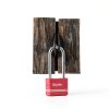 Diyife Padlock 2 Pack Long Shackle Aluminum Keyed Padlock Pink-1