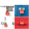 Keyed Padlock Diyife 2 Pack Pink Aluminum Lock with Anti Rust Keys-7