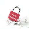 Keyed Padlock Diyife 2 Pack Pink Aluminum Lock with Anti Rust Keys-6