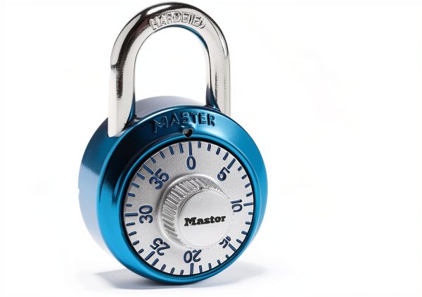 Master Lock Combination Padlock 1561DAST Cut Resistant Anodized 1 Pack-1