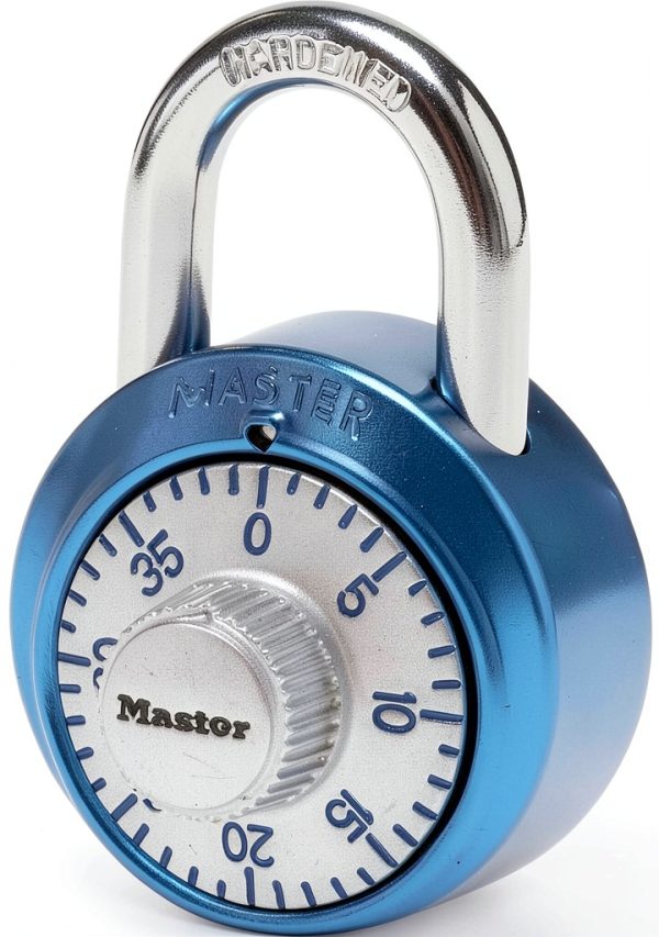 Master Lock Combination Padlock 1561DAST Cut Resistant Anodized 1 Pack-0