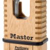 Master Lock ProSeries Brass Padlock 2-1/4" Wide Combination Lock 1177D-3