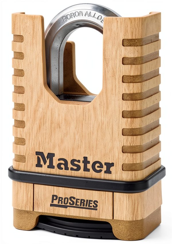 Master Lock ProSeries Brass Padlock 2-1/4" Wide Combination Lock 1177D-3