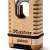 Master Lock ProSeries Brass Padlock 2-1/4" Wide Combination Lock 1177D-5