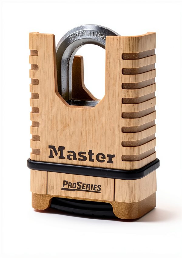 Master Lock ProSeries Brass Padlock 2-1/4" Wide Combination Lock 1177D-5