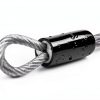 1/8inch Stainless Steel Security Cable 4/6/10/15FT Luggage Lock 2 Pack-1