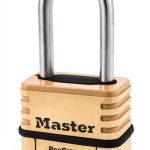 Master Lock Brass ProSeries 2-1/4" Heavy-Duty Combination Padlock-0