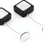 BOXOB Retractable Remote Control Tether Locks 2pcs 6.56ft Leash-0