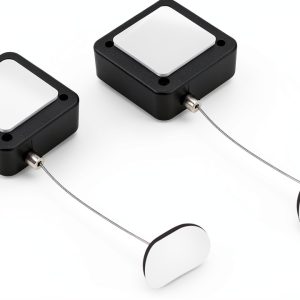 BOXOB Retractable Remote Control Tether Locks 2pcs 6.56ft Leash-0