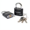 Puroma 2 Pack Keyed Padlock with 3 Keys Alike, 1.1 Inch Locker Lock 40mm Heavy-Duty Locks for Gate Fence Hasp Cabinet Toolbox School Gym Locker (Black)-3