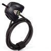 Master Lock Black Python Bike Lock with Key, Adjustable Metal Cable Lock has a Weather Resistant Vinyl Coating for Outdoor Equipment, Bicycles, 6 Feet Long, 8417D-6