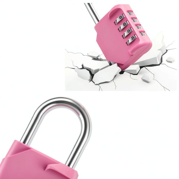 Puroma Waterproof Combination Lock 4 Digit for Gym Toolboxes Gates-3
