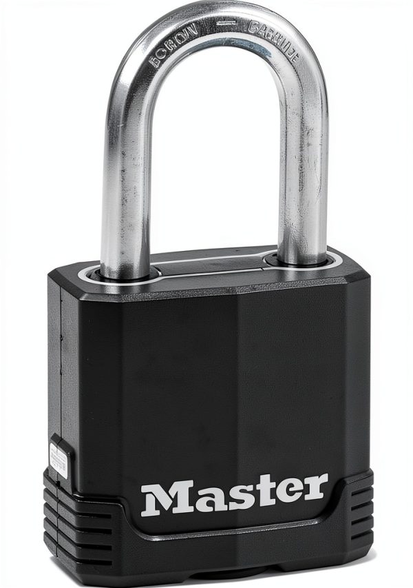 Master Lock Magnum Heavy Duty Outdoor Padlock with Key, Weather-0