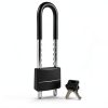 Master Lock 527D Adjustable Shackle Padlock Black 2" Wide Two Keys-1
