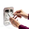 Master Lock Combination Padlock 643D Set Your Own Combo Silver 1 Pack-2