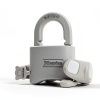 Master Lock Brass Combination Lock, Gate Lock for Outdoor Fence or Shed, Customizable Combination Padlock with Extended 2-1/4-Inch-Long Shackle, 2 Pack, 175LHEC2-4