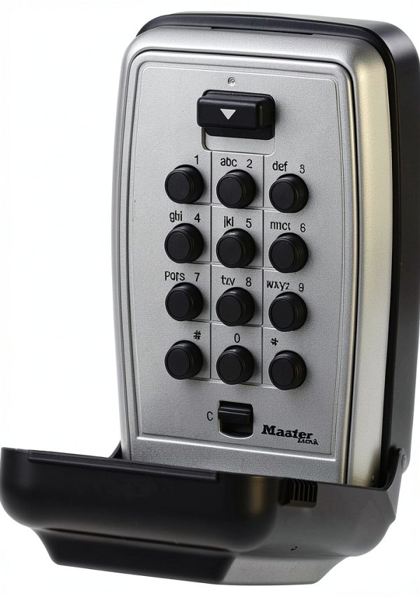 Master Lock Wall Mount Key Lock Box, 5-Key Capacity, 5423EC Black-0