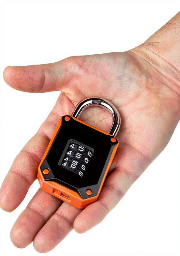 Gym Locker Lock FortLocks 4-Digit Heavy-Duty Combination Padlock-3
