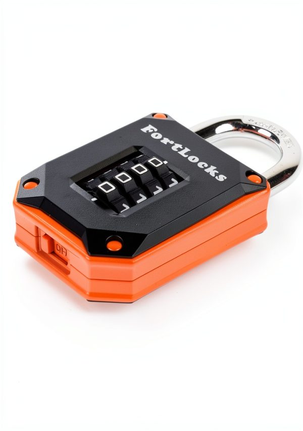 Gym Locker Lock FortLocks 4-Digit Heavy-Duty Combination Padlock-2