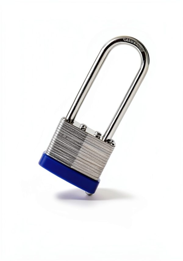 SEPOX® 2PCS Heavy Duty Padlock Keyed Alike, 40MM 1-9/16" Laminated Steel Lock Body, 2-3/8" Extra Long Shackle, Ideal for Gym Locker, Sheds, Gate, Warehouse, Tool Box, Hasp (4 Keys Same)-3