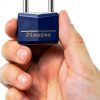 Master Lock Blue Vinyl Covered Aluminum Keyed Padlock, Small Lock for Gym or School Locker can be Used Indoors or Outdoors, 142DCM-3