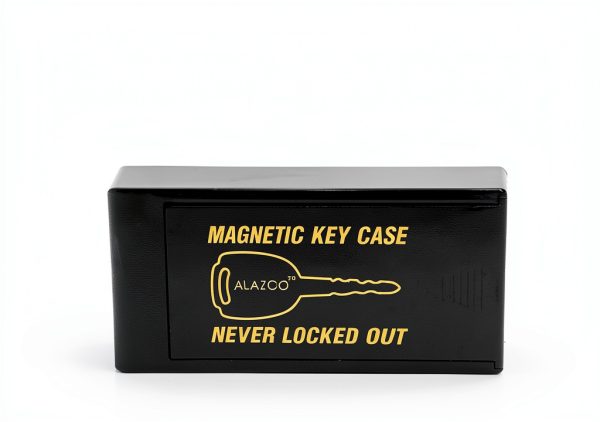 2 Hide A Key Magnetic Under Car Spare Key Holder So You Never Locked Out of Home Shed RV Boat Truck Office Storage Large ABS Case Key Hider Small Valubles Premium Magnet By ALAZCO-7