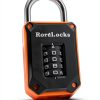 Gym Locker Lock FortLocks 4-Digit Heavy-Duty Combination Padlock-4
