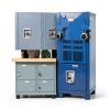 Master Lock Black Gym Locker Lock Combination Padlock, Indoor Combo Lock with Preset 3-Digit Code for Cabinets, Storage, 2 Pack, 1500T-2