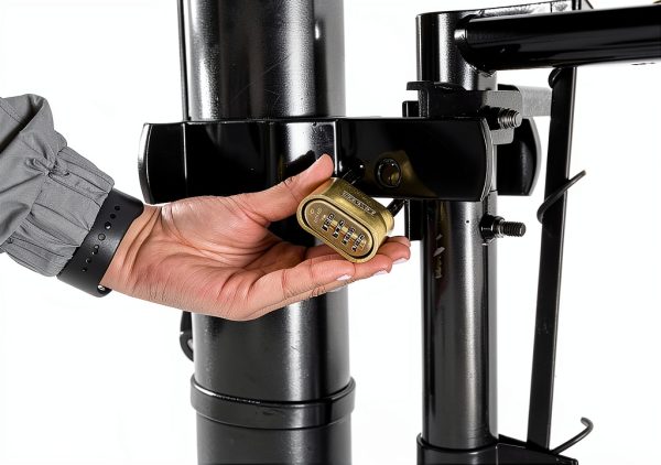 Master Lock Brass Combination Lock, Gate Lock for Outdoor Fence or Shed, Customizable Combination Padlock with Extended 2-1/4-Inch-Long Shackle, 2 Pack, 175LHEC2-3