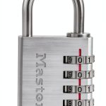 Master Lock Combination Padlock 643D Set Your Own Combo Silver 1 Pack-0
