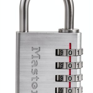 Master Lock Combination Padlock 643D Set Your Own Combo Silver 1 Pack-0