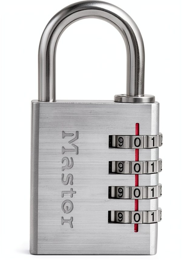 Master Lock Combination Padlock 643D Set Your Own Combo Silver 1 Pack-0