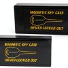 2 Hide A Key Magnetic Under Car Spare Key Holder So You Never Locked Out of Home Shed RV Boat Truck Office Storage Large ABS Case Key Hider Small Valubles Premium Magnet By ALAZCO-0
