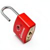 4 Pack TSA Approved Travel Luggage Locks with Keys, Solid Brass Copper Keyed Padlock, ABS Plastic Covered Small Locks for Suitcase, Backpack, Gym Locker, Jewelry Box-by GIVERARE-3