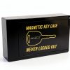 2 Hide A Key Magnetic Under Car Spare Key Holder So You Never Locked Out of Home Shed RV Boat Truck Office Storage Large ABS Case Key Hider Small Valubles Premium Magnet By ALAZCO-4