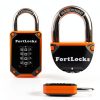 Gym Locker Lock FortLocks 4-Digit Heavy-Duty Combination Padlock-1