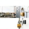 Master Lock Gold Outdoor Combination Lock, Heavy Duty Weather Resistant Padlock, Resettable Combination Lock for Outdoor Use 1.2 x 2 x 3.87 inches, 2 Pack, M175LFEC2-4